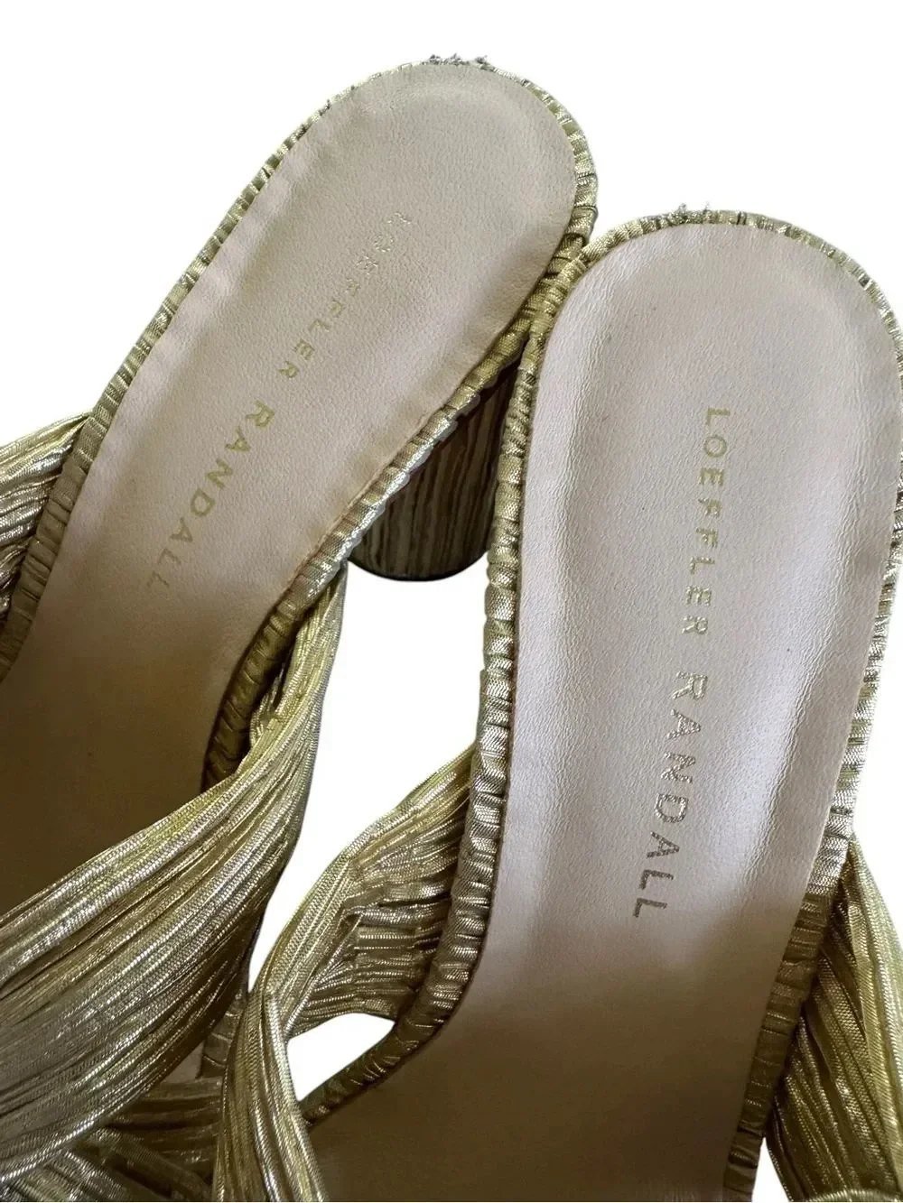 Loeffler Randall pleated heeled